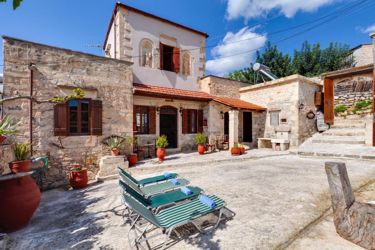 Traditional Home Vereniki With Heated Pool - By Apokoronas Villas Gavalochori Eksteriør billede
