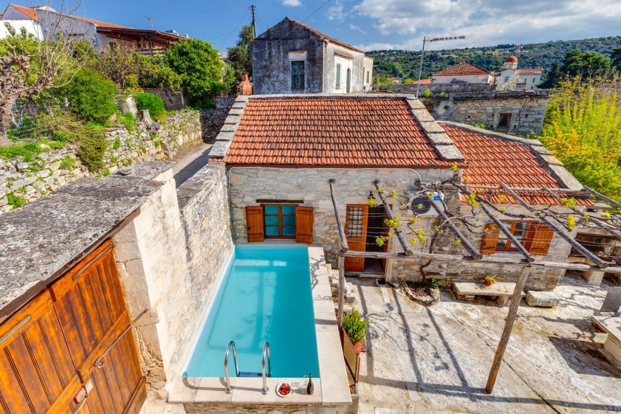 Traditional Home Vereniki With Heated Pool - By Apokoronas Villas Gavalochori Eksteriør billede