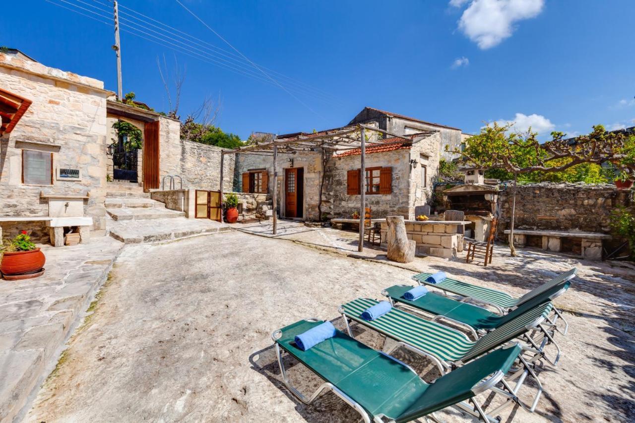 Traditional Home Vereniki With Heated Pool - By Apokoronas Villas Gavalochori Eksteriør billede
